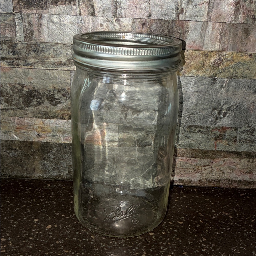 🫙Clear Glass Ball Mason Jar 💐